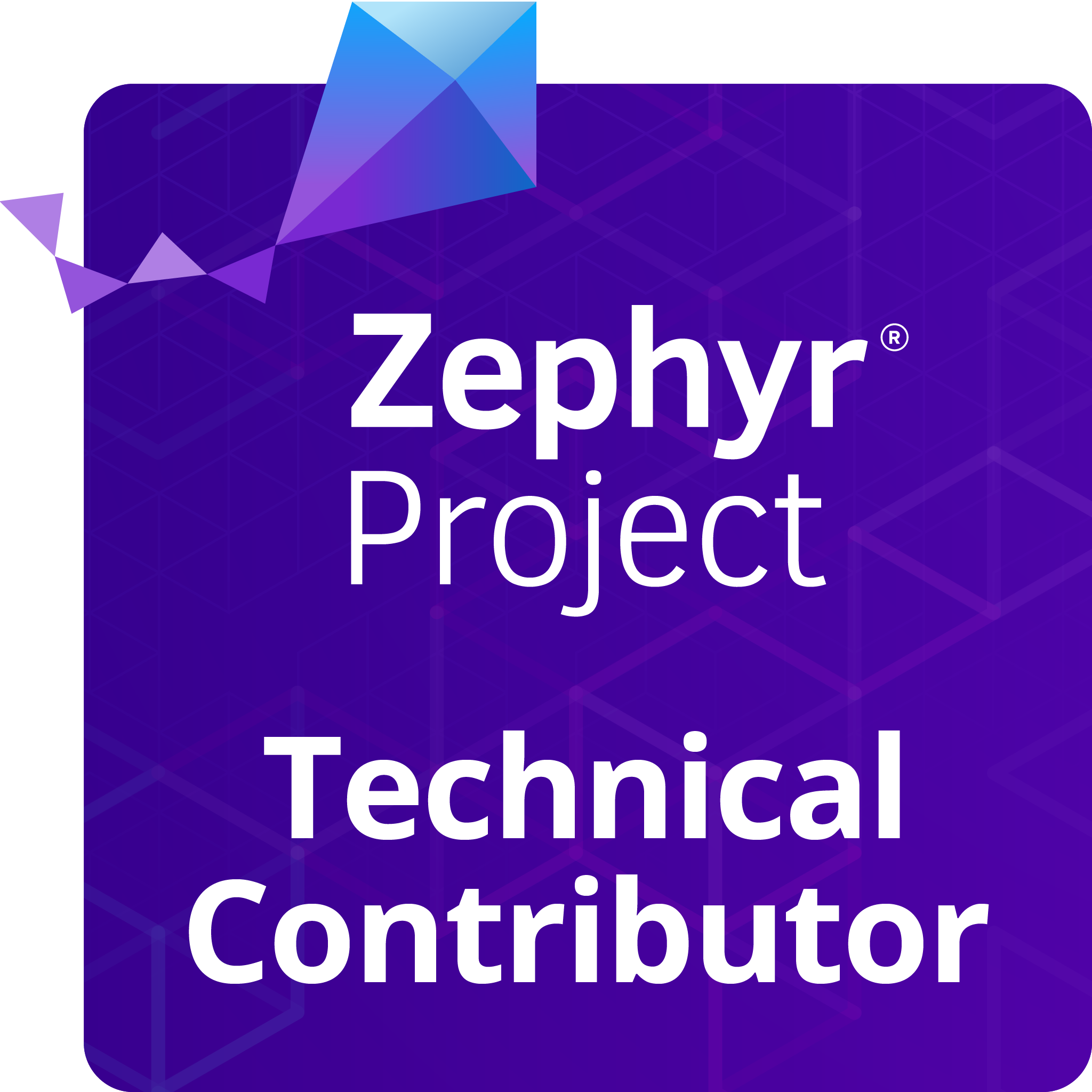 Zephyr Technical Contributor Badge